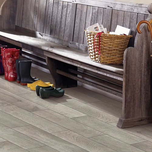 Waterproof tile flooring in the entryway of a Glendale AZ home