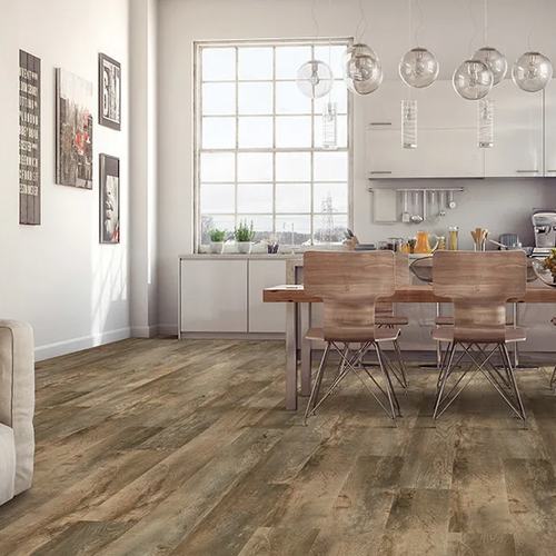 Rustic LVP flooring in a Surprise AZ home
